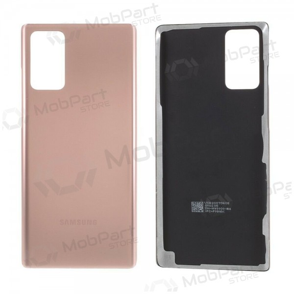 Samsung N980 / N981 Galaxy Note 20 patareipesade kaas (tagakaas) (Mystic Bronze)