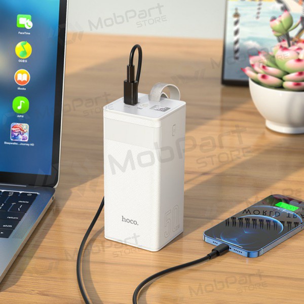 Väline patarei / aku Power Bank Hoco J86A 22.5W Quick Charge 3.0 50000mAh valge Väline patarei / aku Power Bank Hoco J86A 22.5W Quick Charge 3.0 50000mAh valge