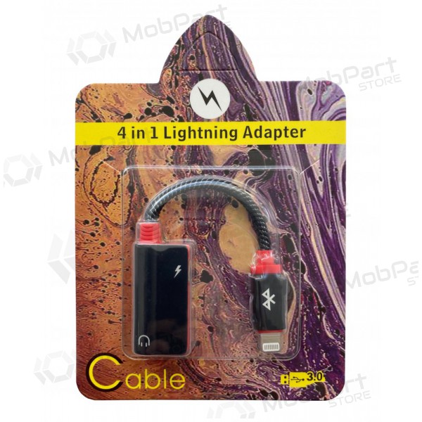 Adapter bluetooth ADP36 iš Lightning į 3,5mm (mustad)
