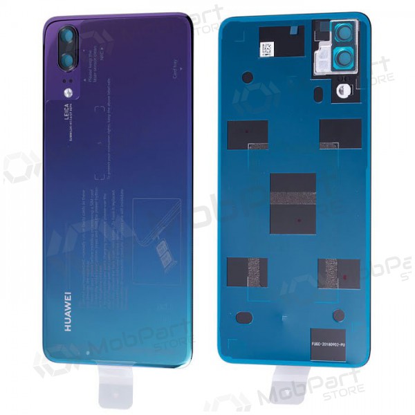 Huawei P20 patareipesade kaas (tagakaas) (Twilight) (kasutatud grade B, originaalne)