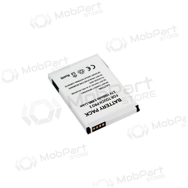 HTC Touch Pro II, T7373, T8388 patarei / aku (1450mAh) HTC Touch Pro II, T7373, T8388 patarei / aku (1450mAh)