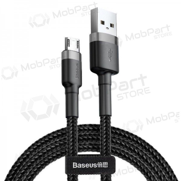 USB kaabel Baseus Cafule microUSB 2.0m 1.5A (hall-mustad) CAMKLF-CG1