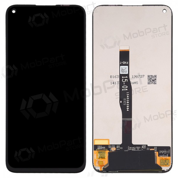 Huawei P40 Lite / Nova 6 SE / P20 Lite 2019 / Nova 5i ekraan (mustad) - Premium