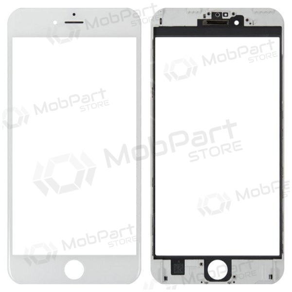 Apple iPhone 6 Plus Ekraani klaas koos raamiga (valged) (for screen refurbishing) - Premium Apple iPhone 6 Plus Ekraani klaas koos raamiga (valged) (for screen refurbishing) - Premium