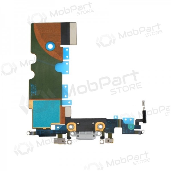Apple iPhone 8 / SE 2020 laadimispesa ja mikrofoni liides (laadimisliides) valge (šviesiai hall) Apple iPhone 8 / SE 2020 laadimispesa ja mikrofoni liides (laadimisliides) valge (šviesiai hall)