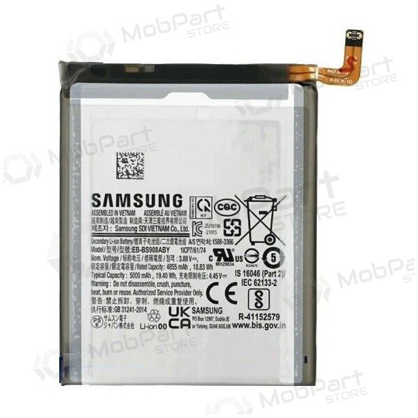 Samsung Galaxy S22 Ultra patarei / aku, akumuliatorius (originaalne) Samsung Galaxy S22 Ultra patarei / aku, akumuliatorius (originaalne)
