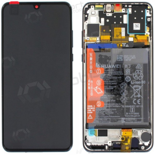 Huawei P30 Lite New Edition 2020 (02353FPX/02353DQU) ekraan (mustad) (koos raamiga ja patarei / aku) (service pack) (originaalne) Huawei P30 Lite New Edition 2020 (02353FPX/02353DQU) ekraan (mustad) (koos raamiga ja patarei / aku) (service pack) (originaalne)