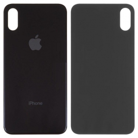 Apple iPhone XS patareipesade kaas (tagakaas) hall (space grey) (bigger hole for camera)