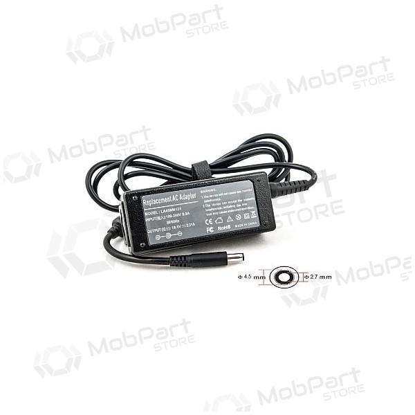 DELL 45W:19.5V,2.31A sülearvuti laadija DELL 45W:19.5V,2.31A sülearvuti laadija