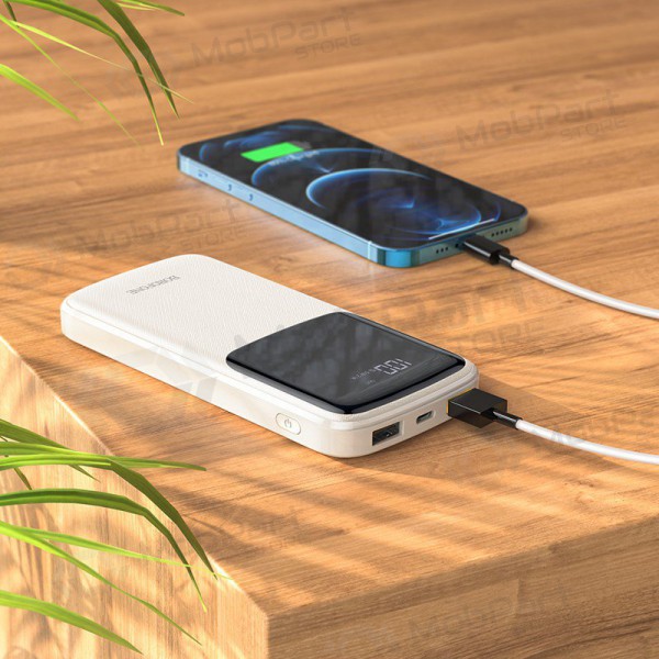Väline patarei / aku Power Bank Borofone BJ17 2xUSB 10000mAh valge