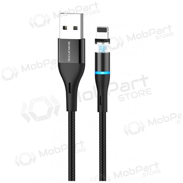 USB kaabel Borofone BU16 Skill Magnetic Lightning 1.0m (mustad)