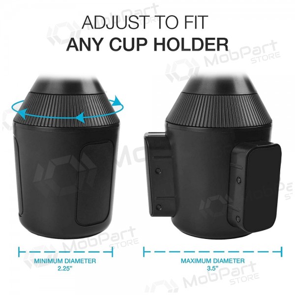 Auto telefonihoidja H06 (cup holder mounting, short fixing)