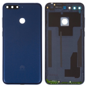 Huawei Y6 Prime 2018 patareipesade kaas (tagakaas) (sinised) (kasutatud grade C, originaalne)