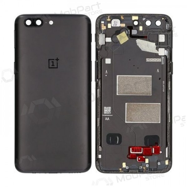 OnePlus 5 patareipesade kaas (tagakaas) mustad (Midnight Black) (kasutatud grade B, originaalne)