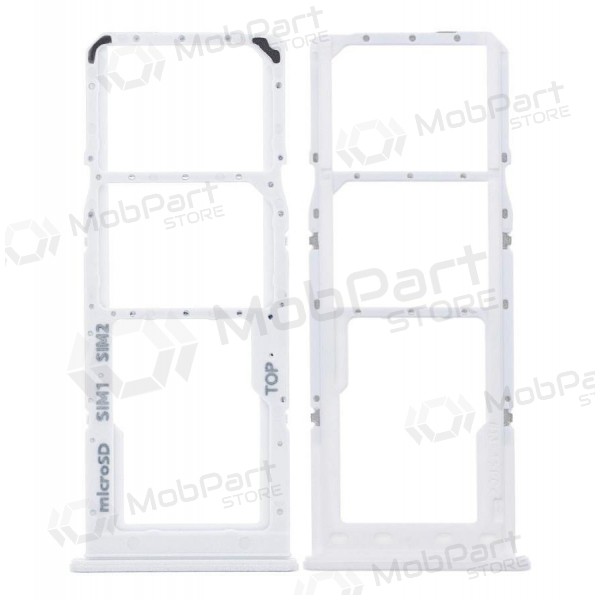 Samsung Galaxy A125 A12 / A127 A12S SIM kaardi hoidja (valged) (service pack) (originaalne)