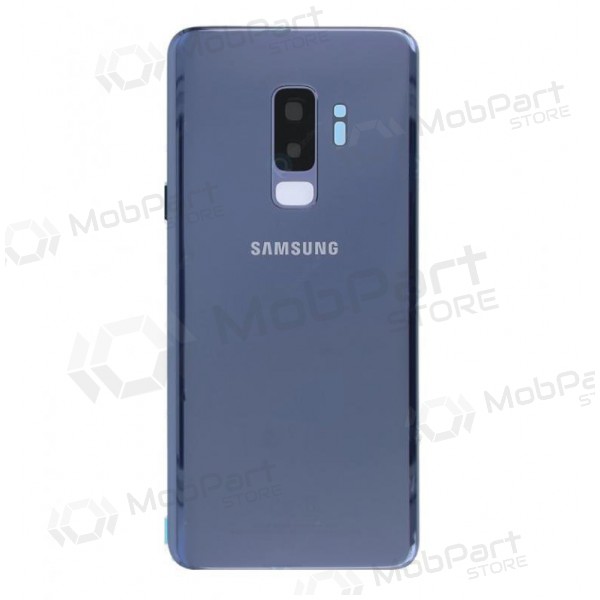 Samsung G965F Galaxy S9 Plus patareipesade kaas (tagakaas) sinised (Coral Blue) (kasutatud grade B, originaalne)