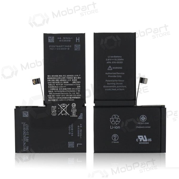 Apple iPhone X patarei / aku (2716mAh) - Premium Apple iPhone X patarei / aku (2716mAh) - Premium