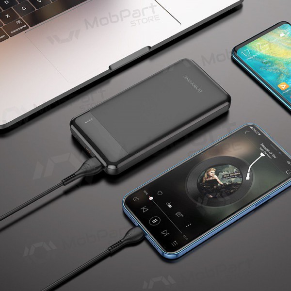 Väline patarei / aku Power Bank Borofone BJ19 Type-C PD 20W+Quick Charge 3.0 10000mAh must Väline patarei / aku Power Bank Borofone BJ19 Type-C PD 20W+Quick Charge 3.0 10000mAh must