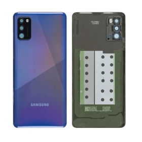 Samsung A415 Galaxy A41 2020 patareipesade kaas (tagakaas) (sinised) (kasutatud grade C, originaalne)
