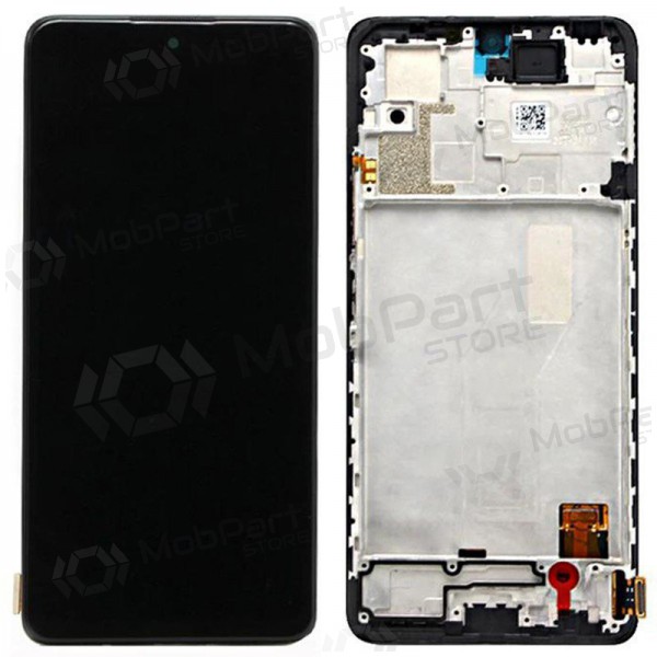 Xiaomi Redmi Note 10 Pro 4G 2021 ekraan (mustad) (koos raamiga) Xiaomi Redmi Note 10 Pro 4G 2021 ekraan (mustad) (koos raamiga)