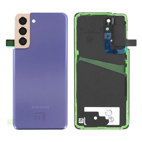 Samsung G991 Galaxy S21 5G patareipesade kaas (tagakaas) (Phantom Violet) (kasutatud grade C, originaalne)