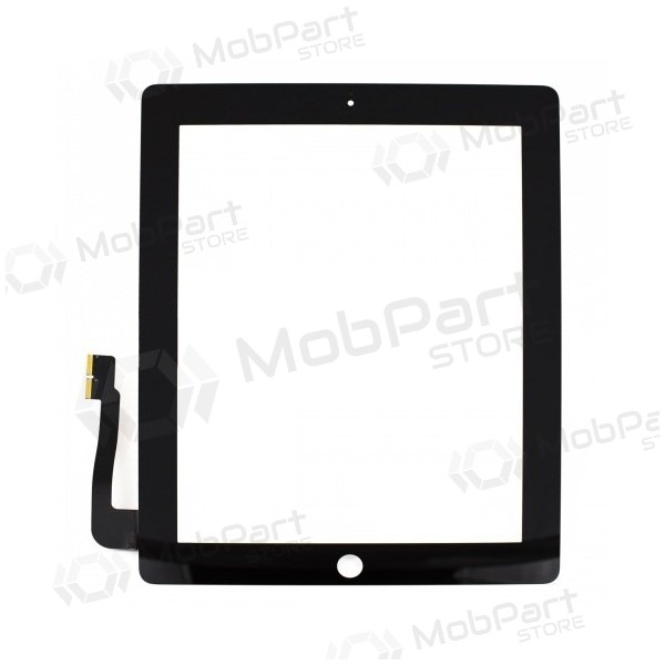 Apple iPad 3 / iPad 4 puutetundlik klaas (mustad)