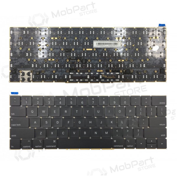 APPLE Macbook Pro 13, 15, A1989, A1990 su Touch Bar (US) klaviatuur