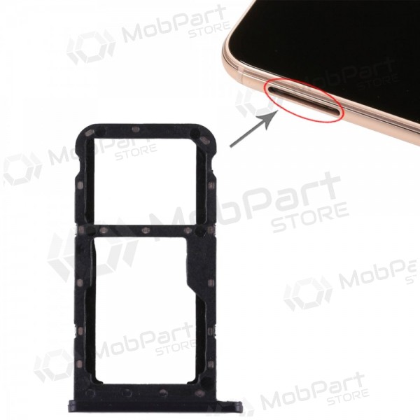 Huawei P20 Lite SIM kaardi hoidja (mustad)