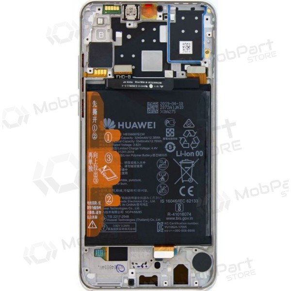 Huawei P30 Lite 48MP ekraan (Breathing Crystal) (koos raamiga ja patarei / aku) (service pack) (originaalne) Huawei P30 Lite 48MP ekraan (Breathing Crystal) (koos raamiga ja patarei / aku) (service pack) (originaalne)