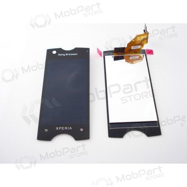 Sony Xperia Ray ST18 ekraan (koos raamiga) (mustad) - Premium Sony Xperia Ray ST18 ekraan (koos raamiga) (mustad) - Premium