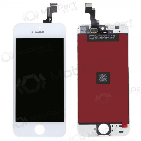 Apple iPhone 5S / iPhone SE ekraan (valged) (refurbished, originaalne) Apple iPhone 5S / iPhone SE ekraan (valged) (refurbished, originaalne)