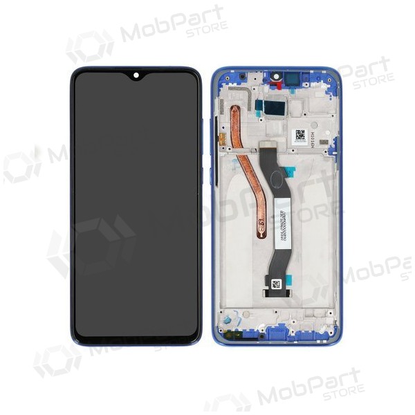 Xiaomi Redmi Note 8 Pro ekraan (sinised) (koos raamiga) (service pack) (originaalne)