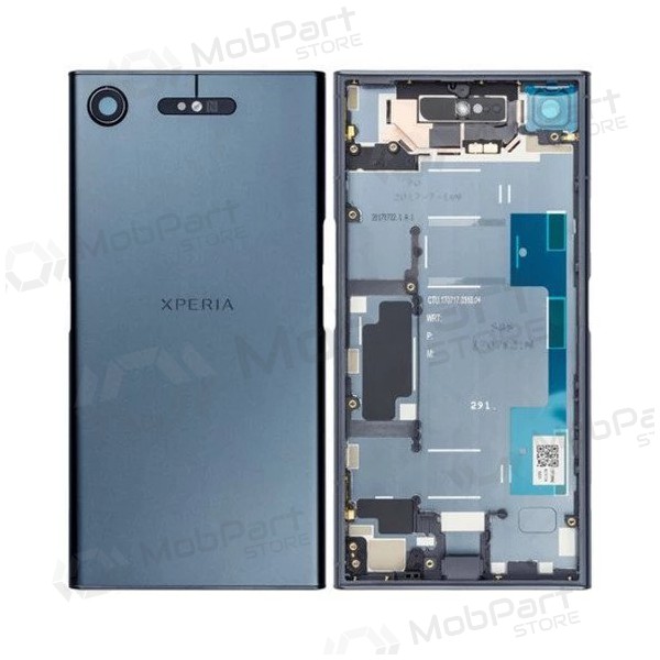 Sony G8341 Xperia XZ1 patareipesade kaas (tagakaas) (sinised) (kasutatud grade C, originaalne)