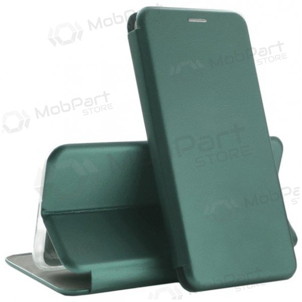 Samsung A705 Galaxy A70 ümbris / kaaned "Book Elegance" (tamsiai roheline)