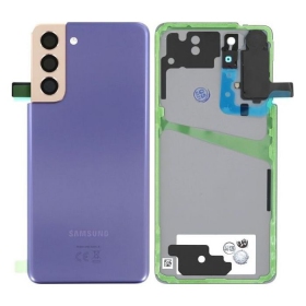 Samsung G991 Galaxy S21 5G patareipesade kaas (tagakaas) (Phantom Violet) (kasutatud grade B, originaalne)