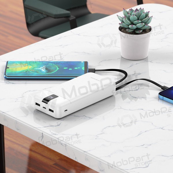 Väline patarei / aku Power Bank Borofone BJ20A 5 Output 3 Input 20000mAh valge Väline patarei / aku Power Bank Borofone BJ20A 5 Output 3 Input 20000mAh valge