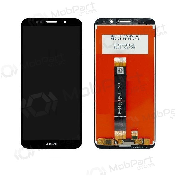 Huawei Y5 2018 / Y5 Prime 2018 / Honor 7S ekraan (mustad) Huawei Y5 2018 / Y5 Prime 2018 / Honor 7S ekraan (mustad)