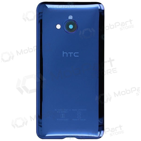 HTC U Play patareipesade kaas (tagakaas) (sinised) (kasutatud grade B, originaalne)