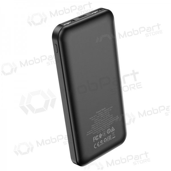 Väline patarei / aku Power Bank Borofone BJ14 Type-C microUSB 2*USB (2A) 10000mAh must Väline patarei / aku Power Bank Borofone BJ14 Type-C microUSB 2*USB (2A) 10000mAh must