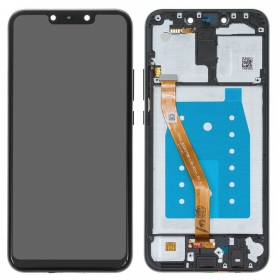 Huawei Mate 20 Lite ekraan (mustad) (koos raamiga) (Premium)