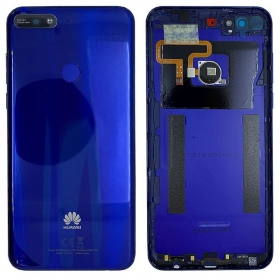 Huawei Y7 2018 patareipesade kaas (tagakaas) (sinised) (kasutatud grade B, originaalne)