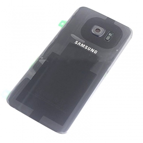 Samsung G935F Galaxy S7 Edge patareipesade kaas (tagakaas) (mustad) (kasutatud grade B, originaalne)