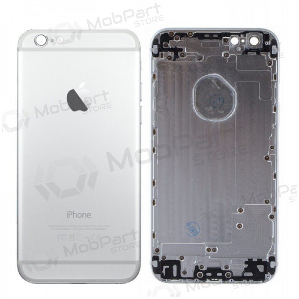 Apple iPhone 6 patareipesade kaas (tagakaas) (hõbedased) (kasutatud grade B, originaalne) Apple iPhone 6 patareipesade kaas (tagakaas) (hõbedased) (kasutatud grade B, originaalne)