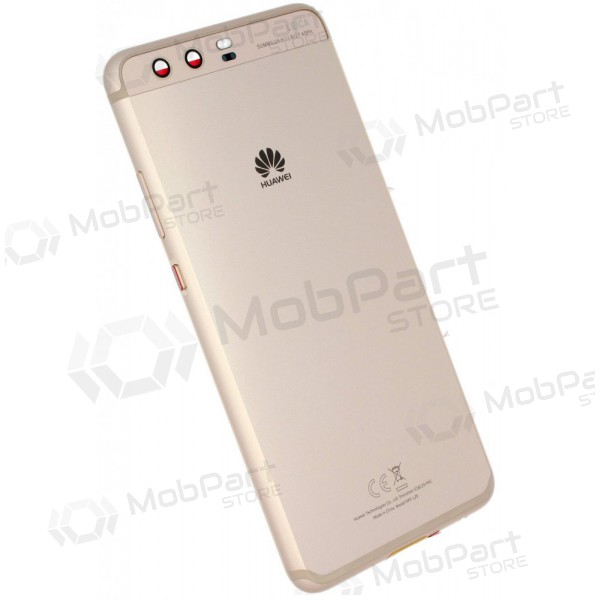Huawei P10 Plus patareipesade kaas (tagakaas) (kuldsed) (kasutatud grade C, originaalne)