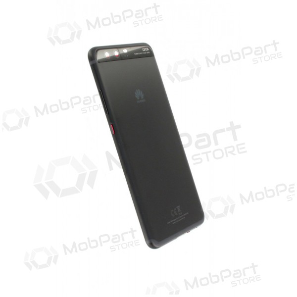 Huawei P10 Plus patareipesade kaas (tagakaas) (mustad) (kasutatud grade B, originaalne)