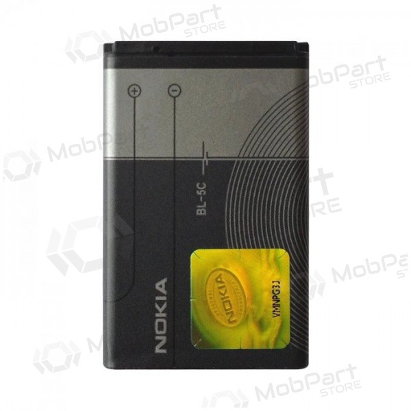 Nokia BL-5C patarei / aku (1020mAh) (service pack) (originaalne)