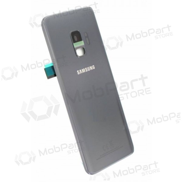 Samsung G960F Galaxy S9 patareipesade kaas (tagakaas) hall (Titanium Gray) (kasutatud grade B, originaalne)