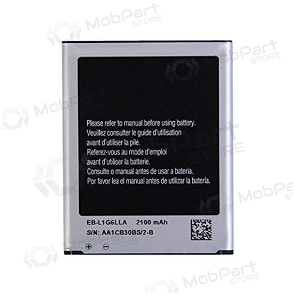 Samsung i9300 Galaxy S3 / i9301 Galaxy S3 Neo (EB-L1G6LLU) patarei / aku (2100mAh) Samsung i9300 Galaxy S3 / i9301 Galaxy S3 Neo (EB-L1G6LLU) patarei / aku (2100mAh)