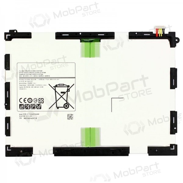 Samsung T550 Galaxy Tab A 9.7 / T555 Galaxy Tab A 9.7 LTE (EB-BT550ABE) patarei / aku (6000mAh) Samsung T550 Galaxy Tab A 9.7 / T555 Galaxy Tab A 9.7 LTE (EB-BT550ABE) patarei / aku (6000mAh)