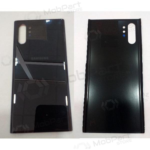 Samsung N975F Galaxy Note 10 Plus patareipesade kaas (tagakaas) mustad (Aura Black)
